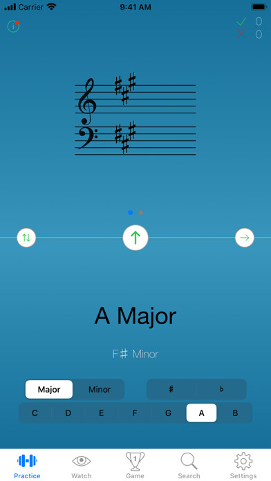 Emulate iPhone app Keys Trainer using MyAndroid Emulate iPhone app Keys Trainer using MyAndroid