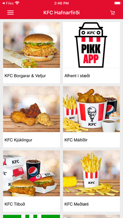 Emulate iPhone app KFC Iceland using MyAndroid Emulate iPhone app KFC Iceland using MyAndroid