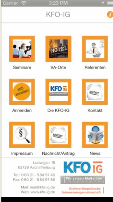 Emulate iPhone app KFO-IG using MyAndroid