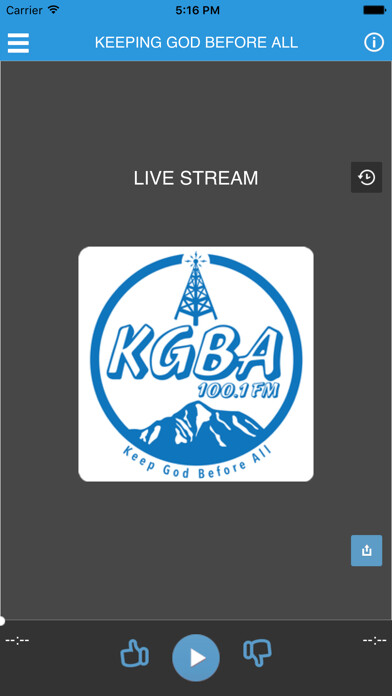Emulate iPhone app KGBA 100.1 FM Christian Radio using MyAndroid Emulate iPhone app KGBA 100.1 FM Christian Radio using MyAndroid