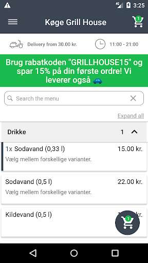 Run android online APK Køge Grill House from MyAndroid or emulate Køge Grill House using MyAndroid