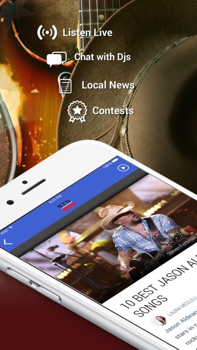 Emulate iPhone app KGKL 97.5 FM - San Angelo using MyAndroid