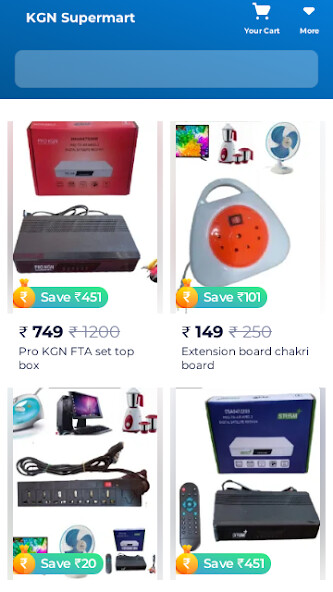 Run android online APK KGN Supermart from MyAndroid or emulate KGN Supermart using MyAndroid