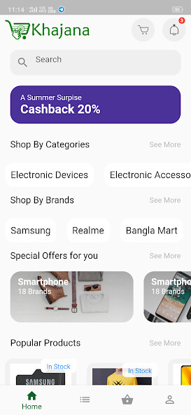 Run android online APK Khajana Online Shopping From Home from MyAndroid or emulate Khajana Online Shopping From Home using MyAndroid