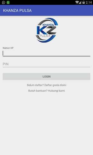Run android online APK KHANZA PULSA from MyAndroid or emulate KHANZA PULSA using MyAndroid