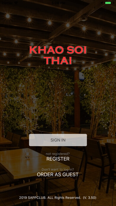Emulate iPhone app Khao Soi Thai using MyAndroid Emulate iPhone app Khao Soi Thai using MyAndroid