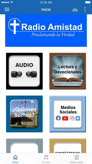 Emulate iPhone app KHCB Radio Amistad using MyAndroid Emulate iPhone app KHCB Radio Amistad using MyAndroid
