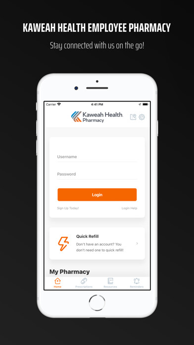 Emulate iPhone app KH Employee Pharmacy using MyAndroid Emulate iPhone app KH Employee Pharmacy using MyAndroid