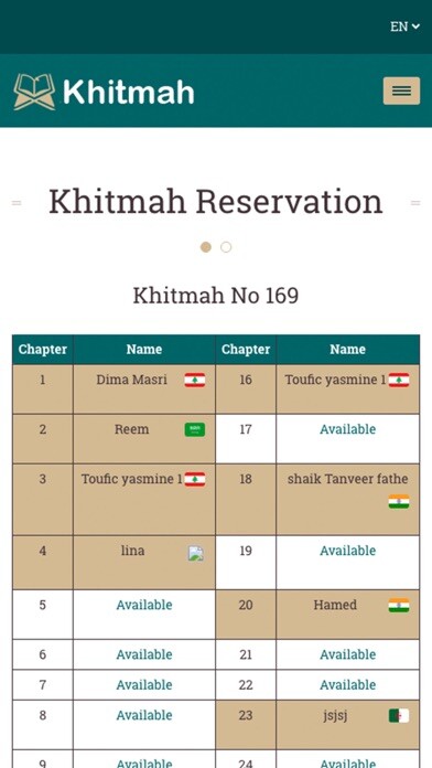 Emulate iPhone app Khitmah - الختمة الجماعية using MyAndroid Emulate iPhone app Khitmah - الختمة الجماعية using MyAndroid