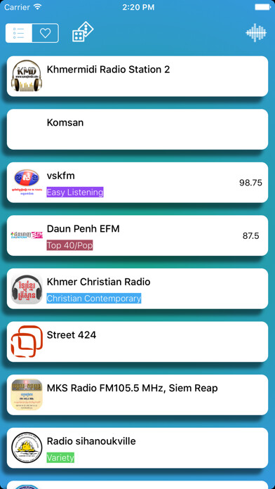 Emulate iPhone app Khmer Radio - Khmer Music - Cambodia Radio using MyAndroid Emulate iPhone app Khmer Radio - Khmer Music - Cambodia Radio using MyAndroid