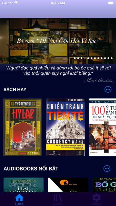 Emulate iPhone app Kho eBooks & Audiobooks using MyAndroid