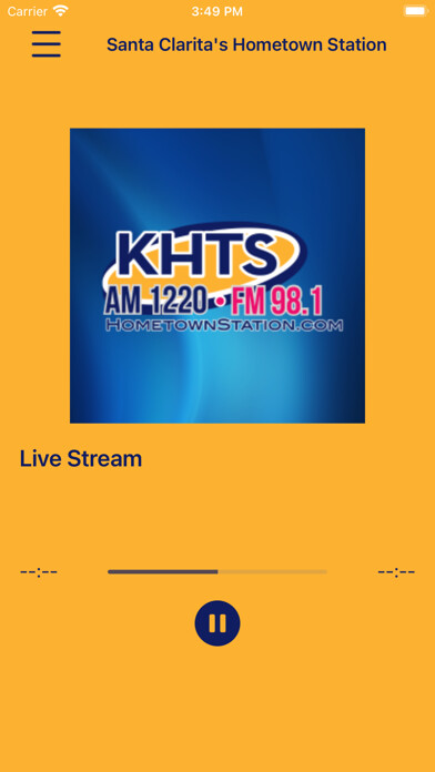 Emulate iPhone app KHTS Radio using MyAndroid Emulate iPhone app KHTS Radio using MyAndroid