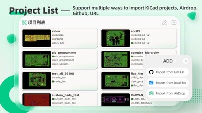 Emulate iPhone app KiCad Viewer using MyAndroid Emulate iPhone app KiCad Viewer using MyAndroid