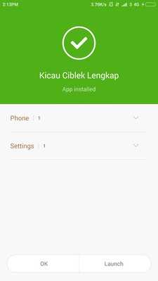 Emulate Android APK Kicau Ciblek Lengkap