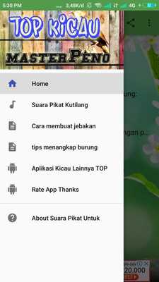Emulate Android APK Kicau Kutilang Pikat JOSS Emulate Android APK Kicau Kutilang Pikat JOSS