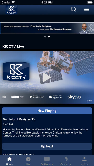 Emulate iPhone app KICCTV Live using MyAndroid Emulate iPhone app KICCTV Live using MyAndroid