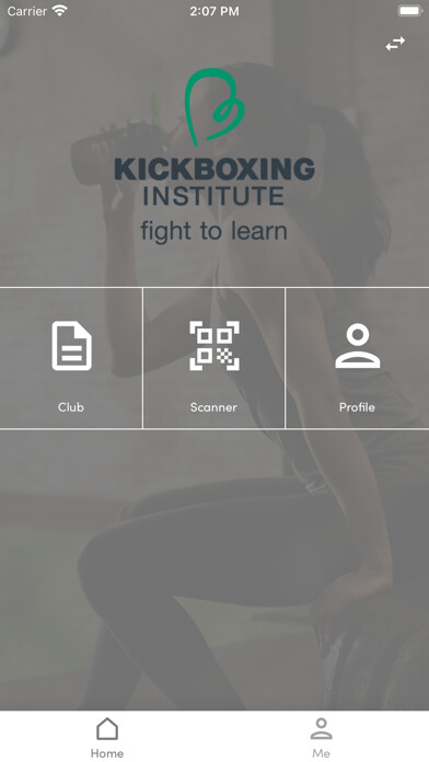 Emulate iPhone app Kickboxing Institute using MyAndroid