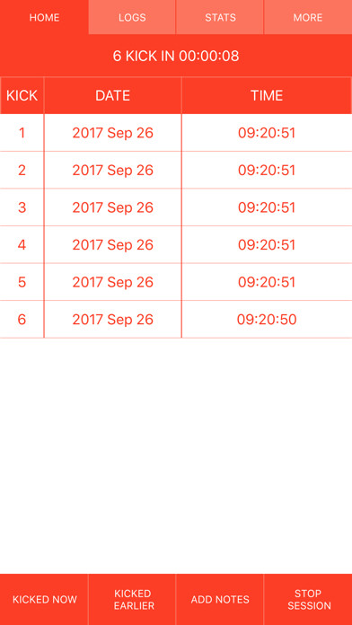 Emulate iPhone app Kick Count App using MyAndroid Emulate iPhone app Kick Count App using MyAndroid