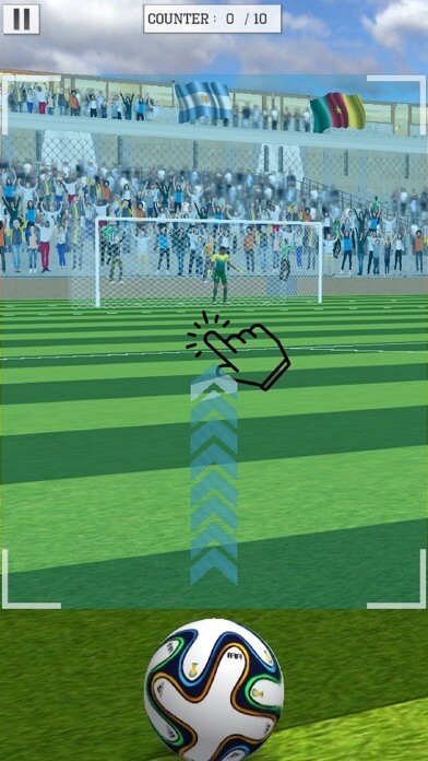 Emulate iPhone app Kick & Flick Football using MyAndroid
