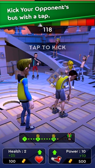 Emulate iPhone app Kick King using MyAndroid