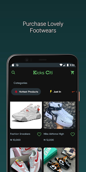 Run android online APK Kicks Citi - Footwear Store from MyAndroid or emulate Kicks Citi - Footwear Store using MyAndroid