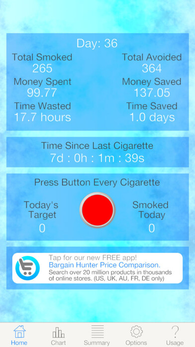 Emulate iPhone app Kick the Habit: Quit Smoking using MyAndroid Emulate iPhone app Kick the Habit: Quit Smoking using MyAndroid