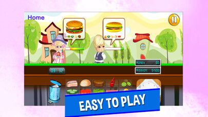 Emulate iPhone app Kid Cooking Food : The Funny Restaurant Simulator Free games using MyAndroid