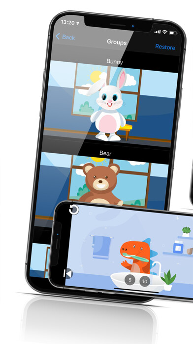 Emulate iPhone app Kiddo Timer using MyAndroid
