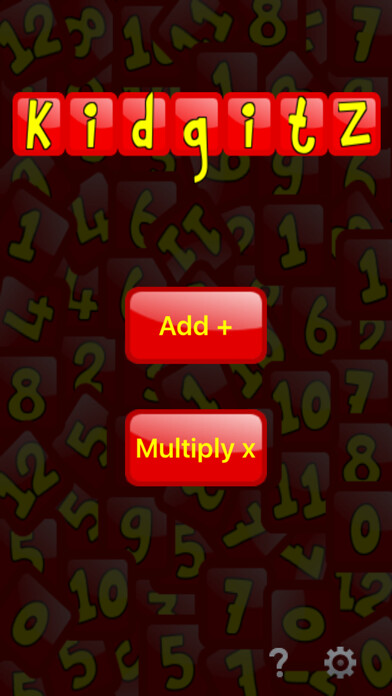 Emulate iPhone app KidgitZ - It adds up to fun! using MyAndroid