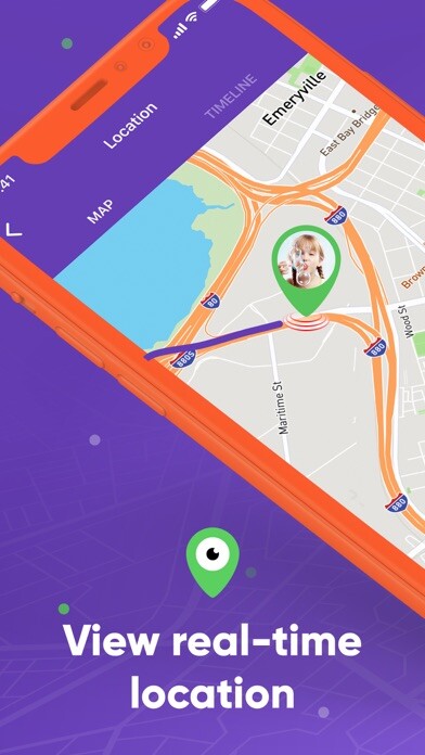 Emulate iPhone app Kidgy: Find My Family using MyAndroid
