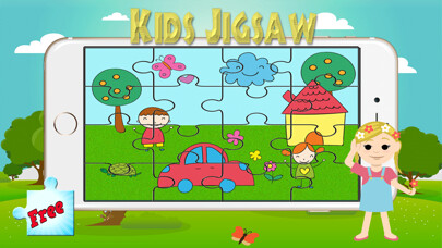 Emulate iPhone app Kid Jigsaw Puzzles Games for kids 2 to 7 years old using MyAndroid