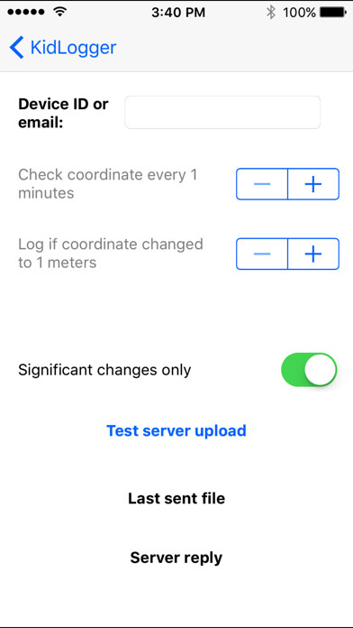 Emulate iPhone app KidLogger using MyAndroid Emulate iPhone app KidLogger using MyAndroid