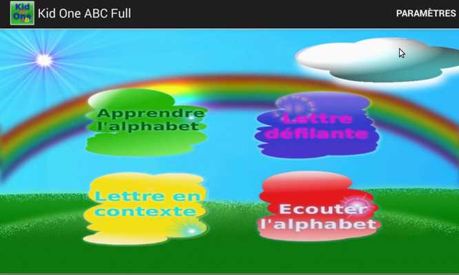 Emulate Android APK Kid One ABC Lite