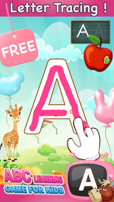 Emulate iPhone app Kids ABC Learning and Writer using MyAndroid