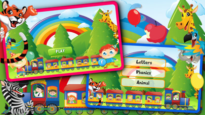 Emulate iPhone app kids abc learning letters phonics animals sounds using MyAndroid