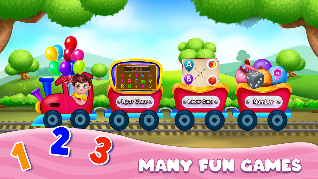 Run android online APK Kids ABC  Numbers learning from MyAndroid or emulate Kids ABC  Numbers learning using MyAndroid