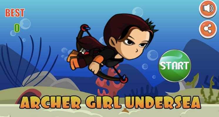 Emulate Android APK Kids-Archer Girl Undersea Kid Game