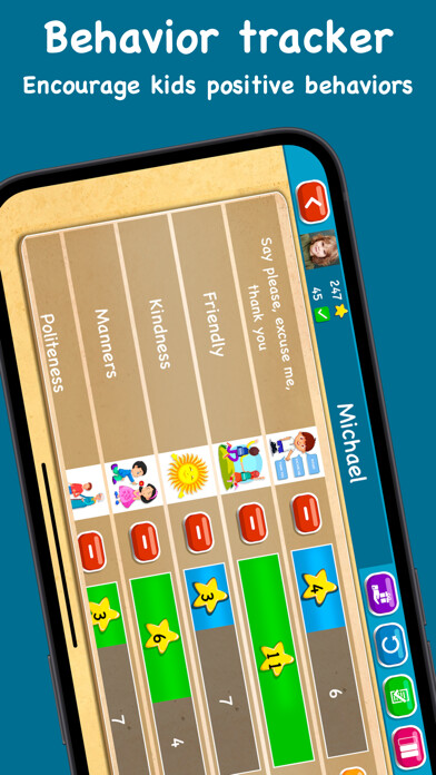 Emulate iPhone app Kids Behavior Tracker using MyAndroid Emulate iPhone app Kids Behavior Tracker using MyAndroid