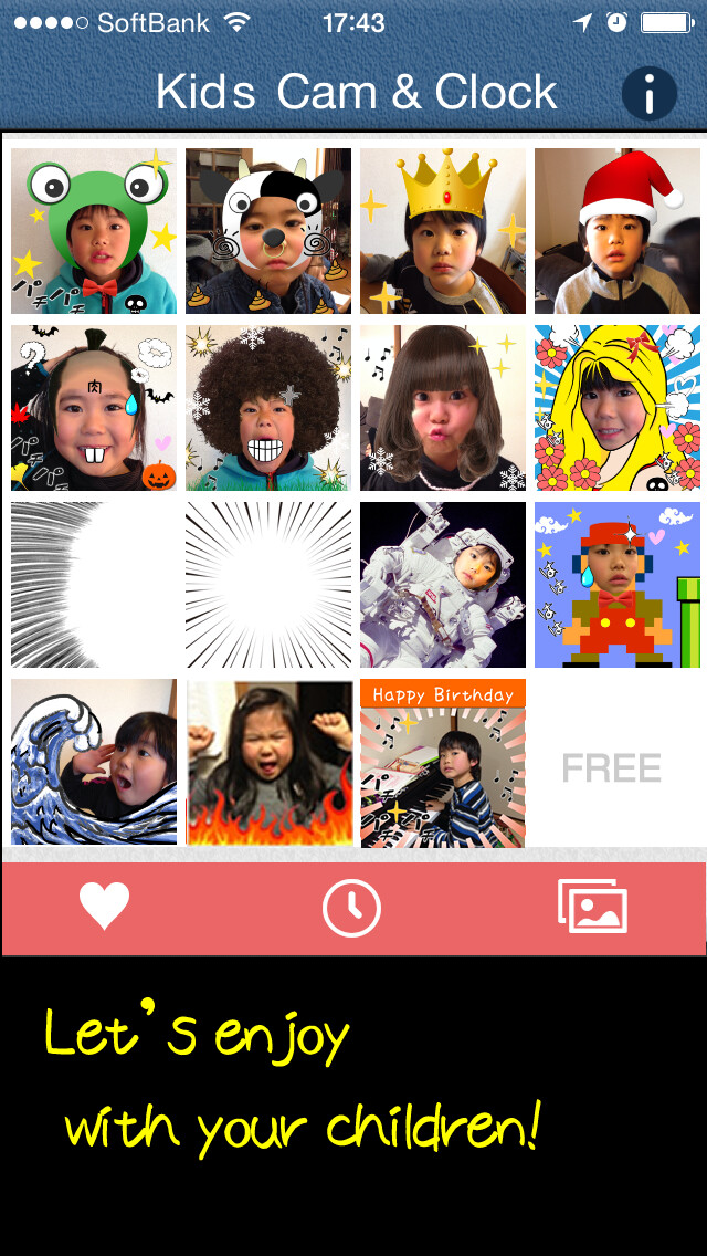 Emulate iPhone app Kids Camera & Clock using MyAndroid Emulate iPhone app Kids Camera & Clock using MyAndroid