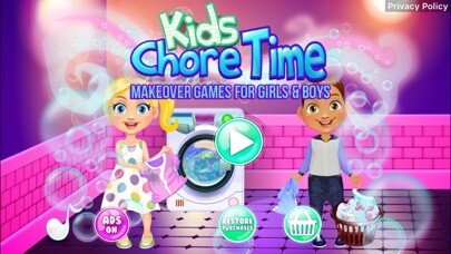 Emulate iPhone app Kids Chore Time - Makeover Games for Girls & Boys using MyAndroid