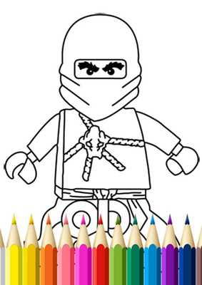Emulate Android APK Kids Coloring Book Ninja