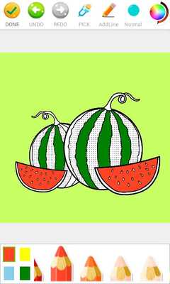 Emulate Android APK Kids  Coloring Books Fruit