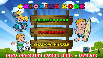 Emulate iPhone app Kids Coloring Pages Free - Sports Baby First Words using MyAndroid Emulate iPhone app Kids Coloring Pages Free - Sports Baby First Words using MyAndroid