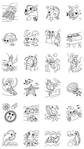 Emulate Android APK Kids Coloring Sea Animals Emulate Android APK Kids Coloring Sea Animals