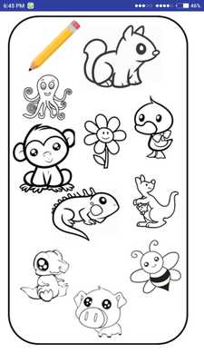 Emulate Android APK kids colouring book 2018