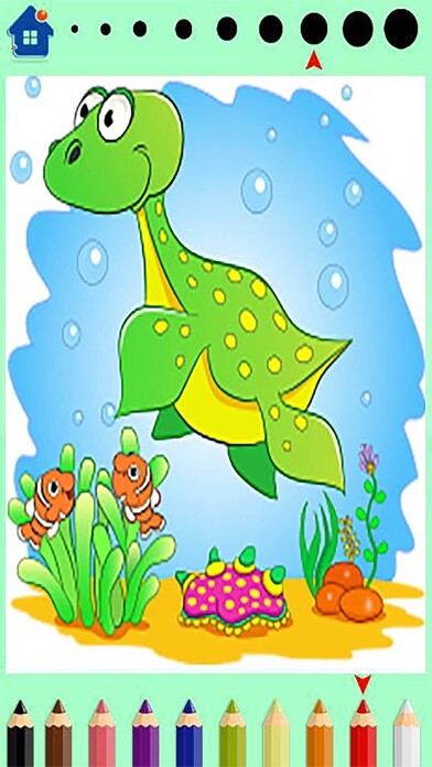Emulate iPhone app kids dinosaur and pony coloring book using MyAndroid Emulate iPhone app kids dinosaur and pony coloring book using MyAndroid