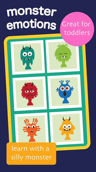 Emulate iPhone app Kids Emotions - Toddlers learn first words with cute Monsters using MyAndroid Emulate iPhone app Kids Emotions - Toddlers learn first words with cute Monsters using MyAndroid