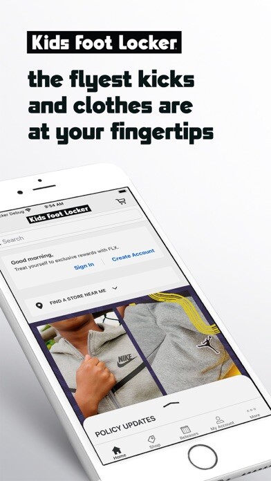 Emulate iPhone app Kids Foot Locker using MyAndroid Emulate iPhone app Kids Foot Locker using MyAndroid