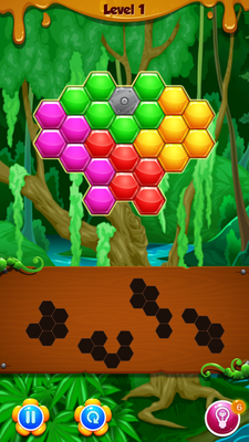 Emulate Android APK Kids Hexa Puzzle
