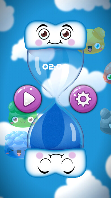 Emulate iPhone app Kids Hourglass using MyAndroid